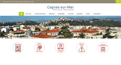 Desktop Screenshot of cagnes-sur-mer.fr