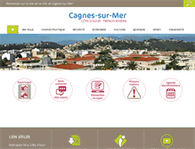 Tablet Screenshot of cagnes-sur-mer.fr